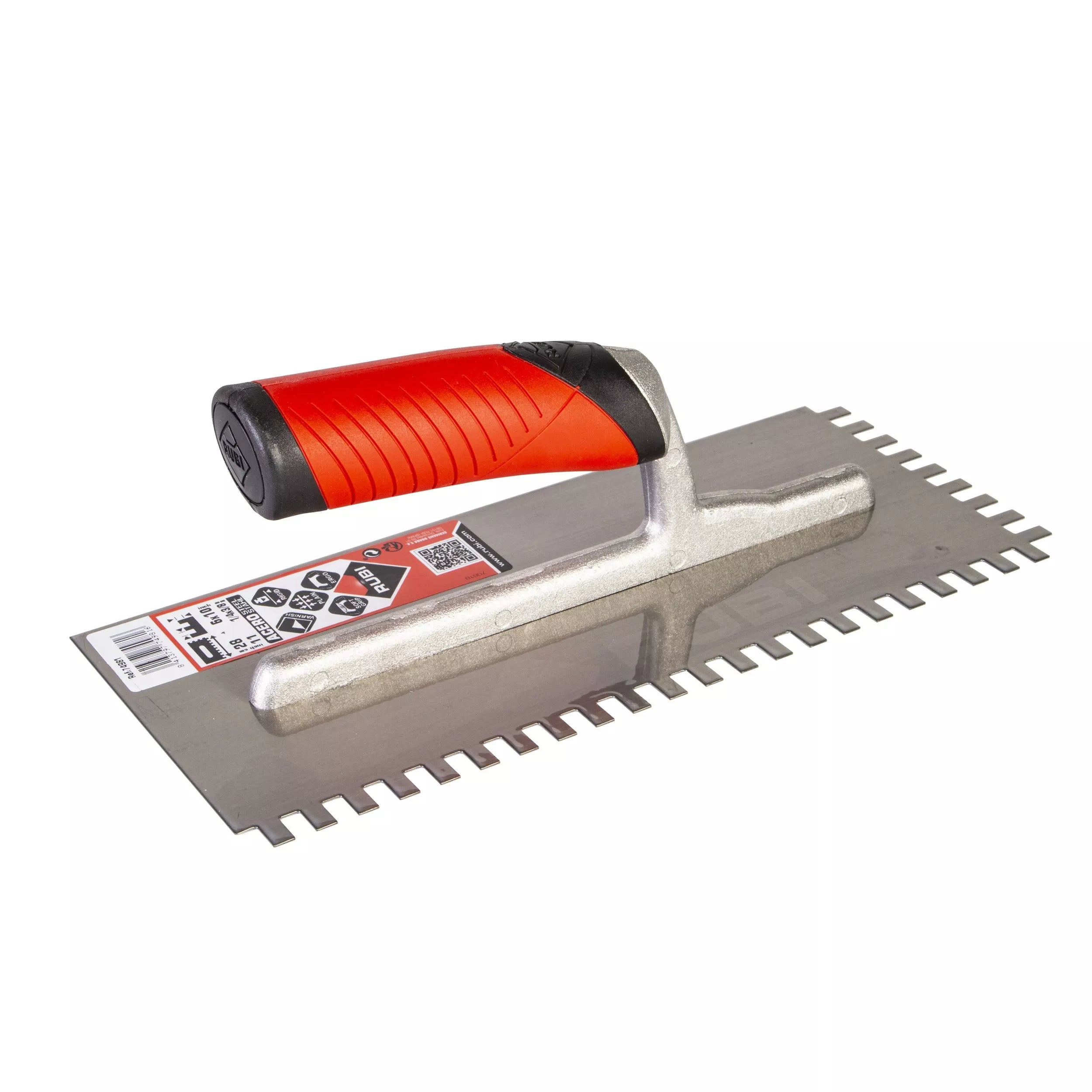 Rubi jagged trowel at Falco + Petra Surfaces in Long Beach, CA