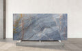 Premium quartzite stone display at Falco + Petra Surfaces showroom in Long Beach, CA