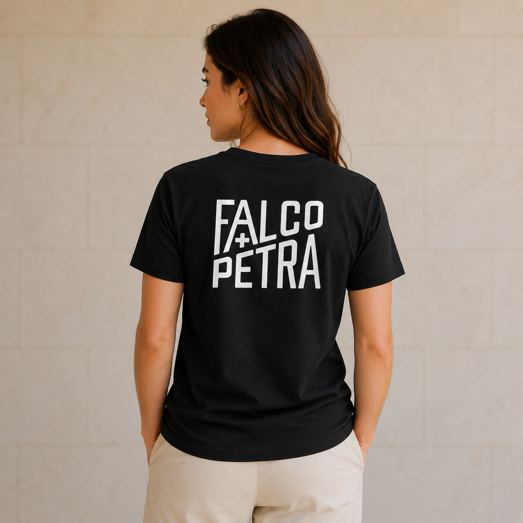 Falco + Petra model — shirt woman back