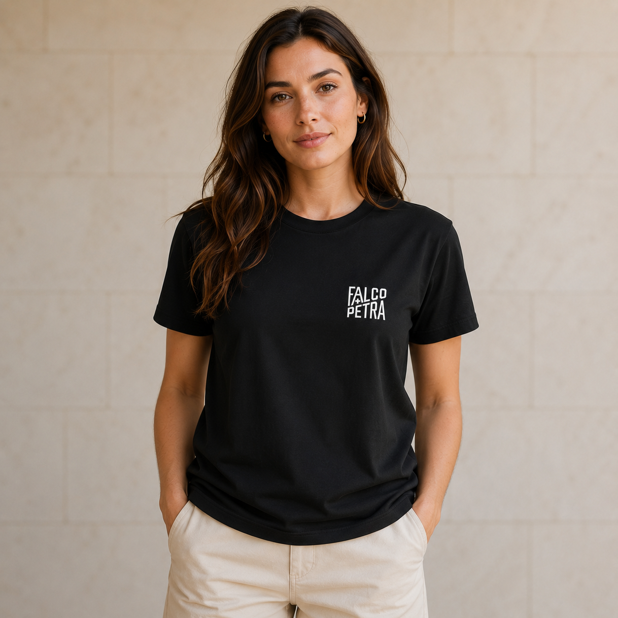 Falco + Petra model — shirt woman front