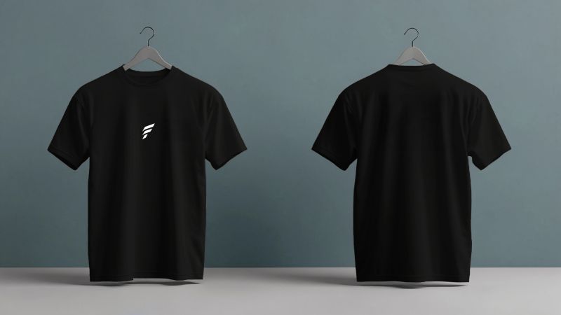 Falco + Petra Torch Shirt, front and back views